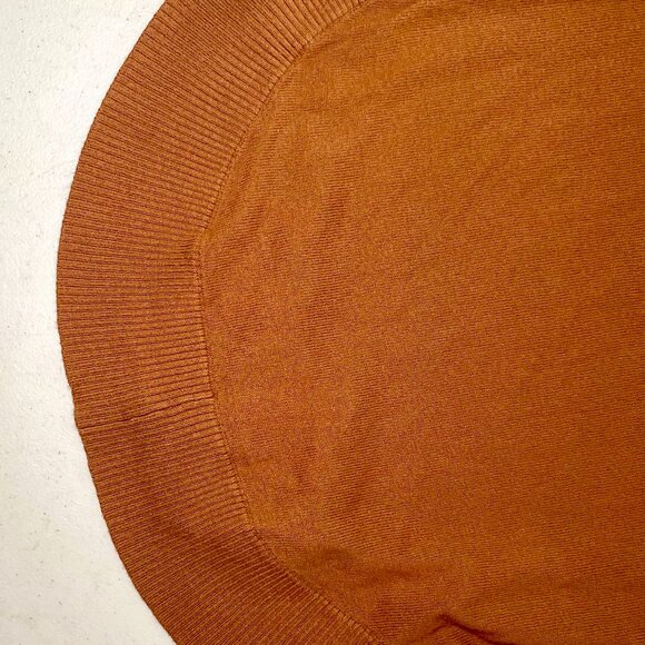 EXPRESS Terracotta Brown Rounded Hem Raglan Sweater - Size XS (NWOT) - Picture 10 of 14